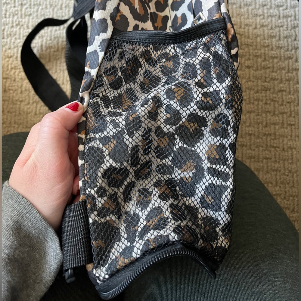 Foldable Leopard Print Backpack - image 4